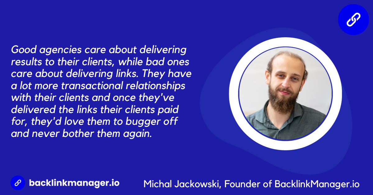How to save on link-building: Michal Jackowski, BacklinkManager.io