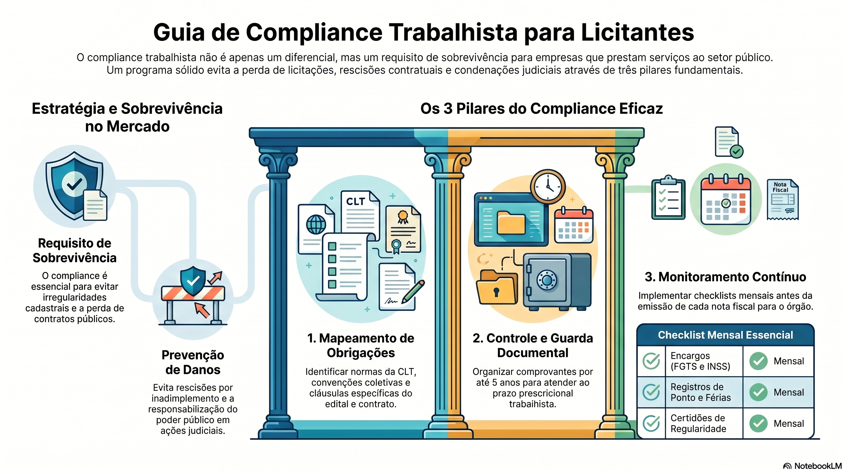 Quais são as melhores práticas de compliance trabalhista para empresas que participam de licitações públicas?