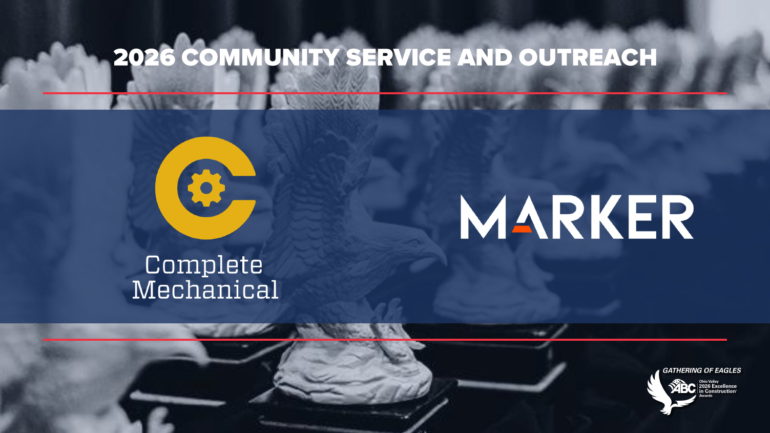 2026 Community Service and Outreach award co-winners: Complete Mechanical and Marker Inc.