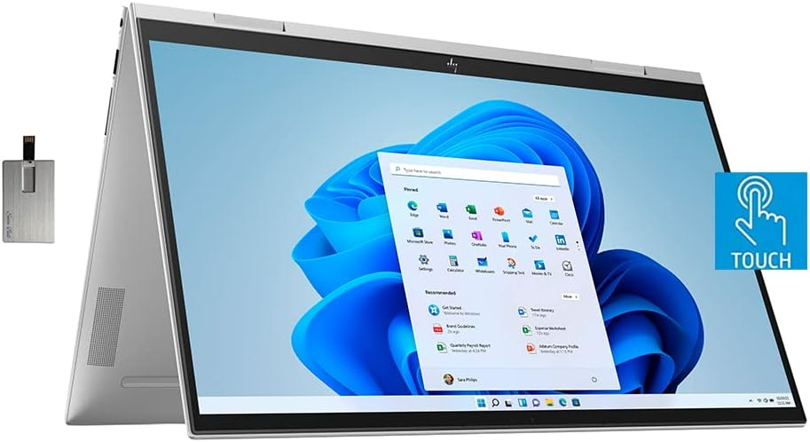 2022 HP ENVY x360 2-in-1 15.6" FHD Touchscreen Laptop