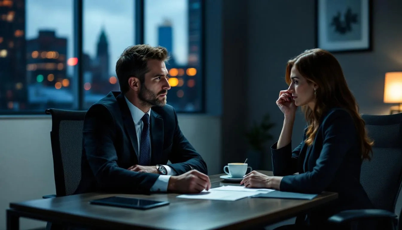 A professional meeting between a client and a DUI lawyer in Nashville.