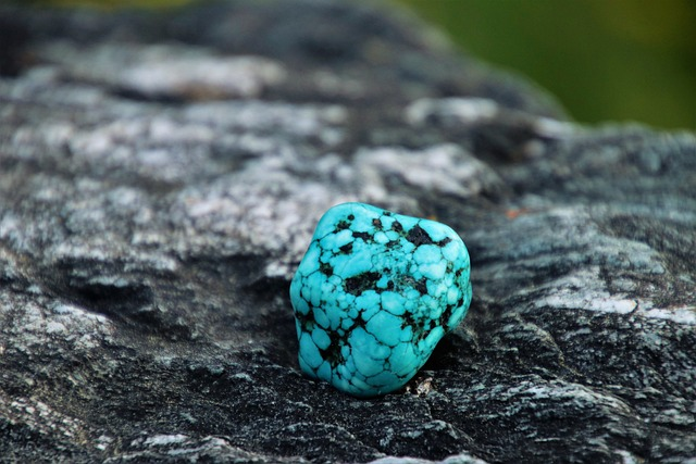 turquoise, amulet, rocks