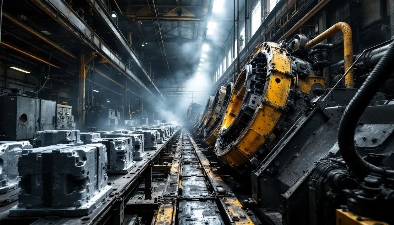 Materials used in die casting factories, including aluminum and zinc alloys.