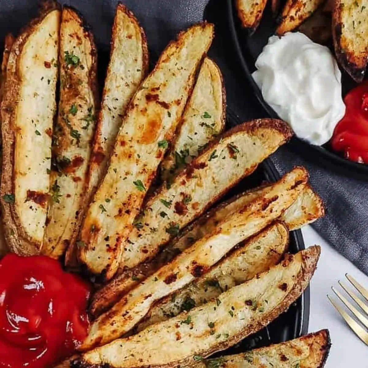 25 Low Fat Vegan Recipes, Best Ever Baked Potato Wedges 