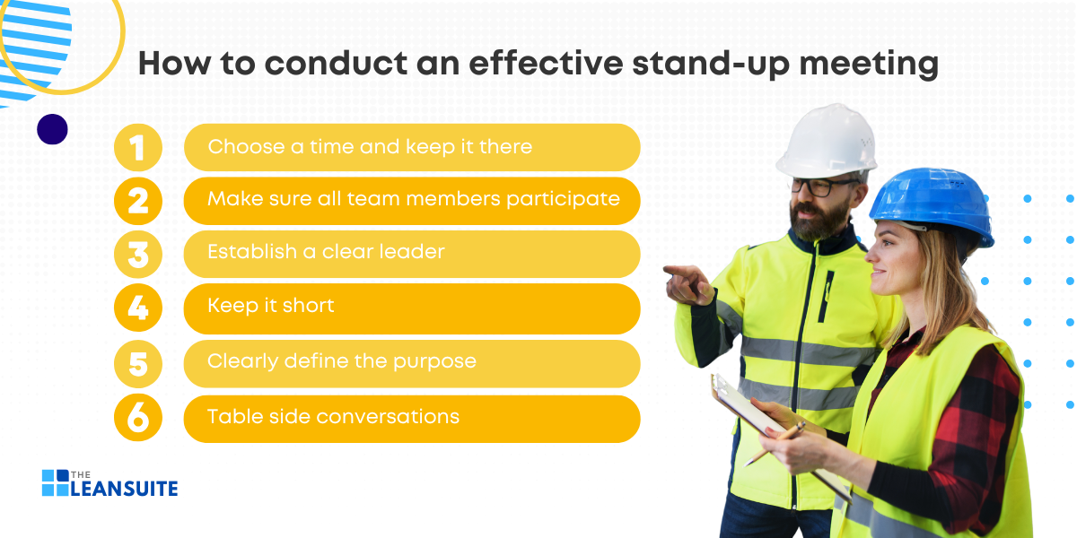 How to conduct an effective stand-up meeting