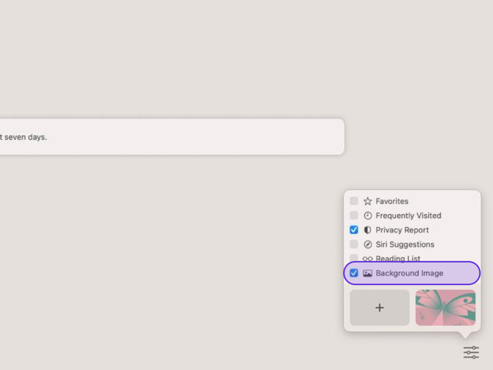 Step 3: Enable Background Image