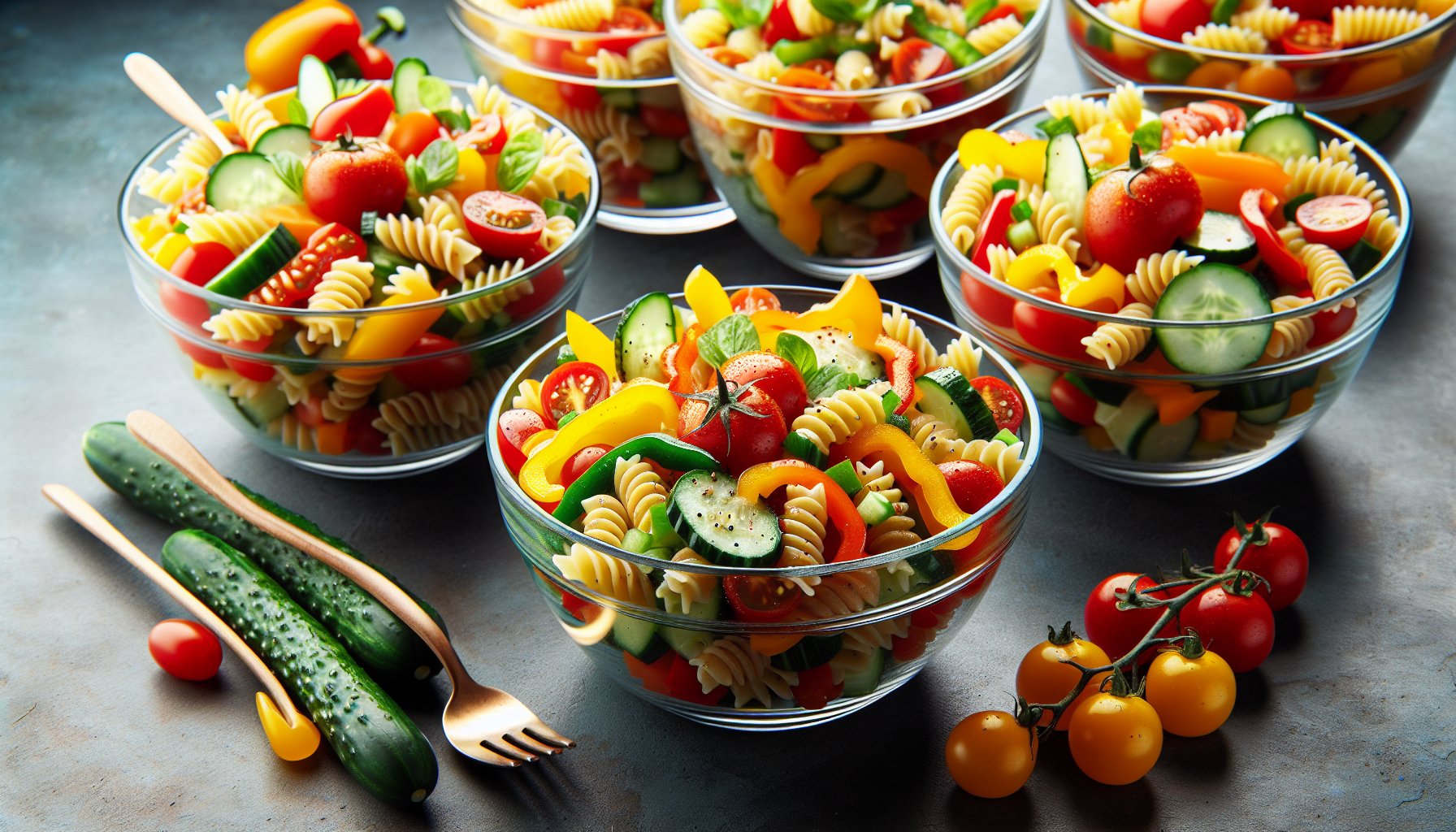 Colorful and Nutritious Pasta Salads