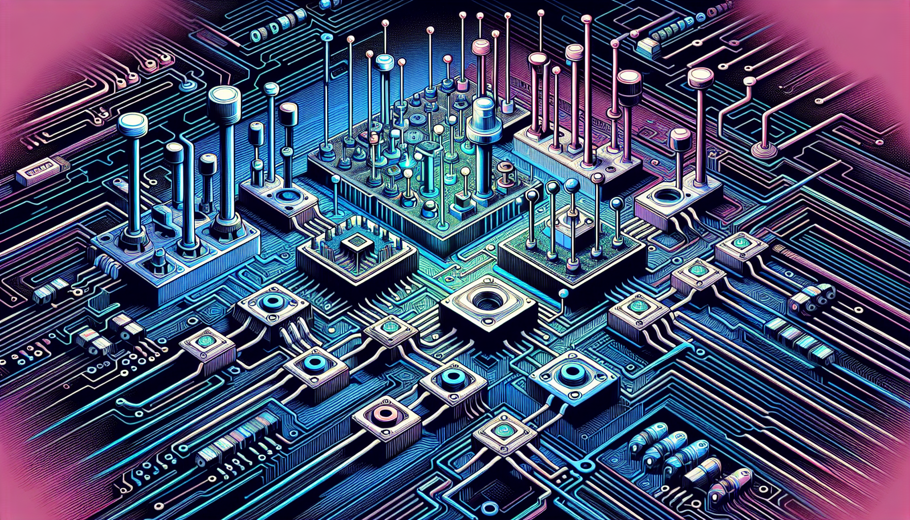 Illustration of CMOS gate design