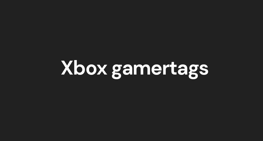 xbox gamertags