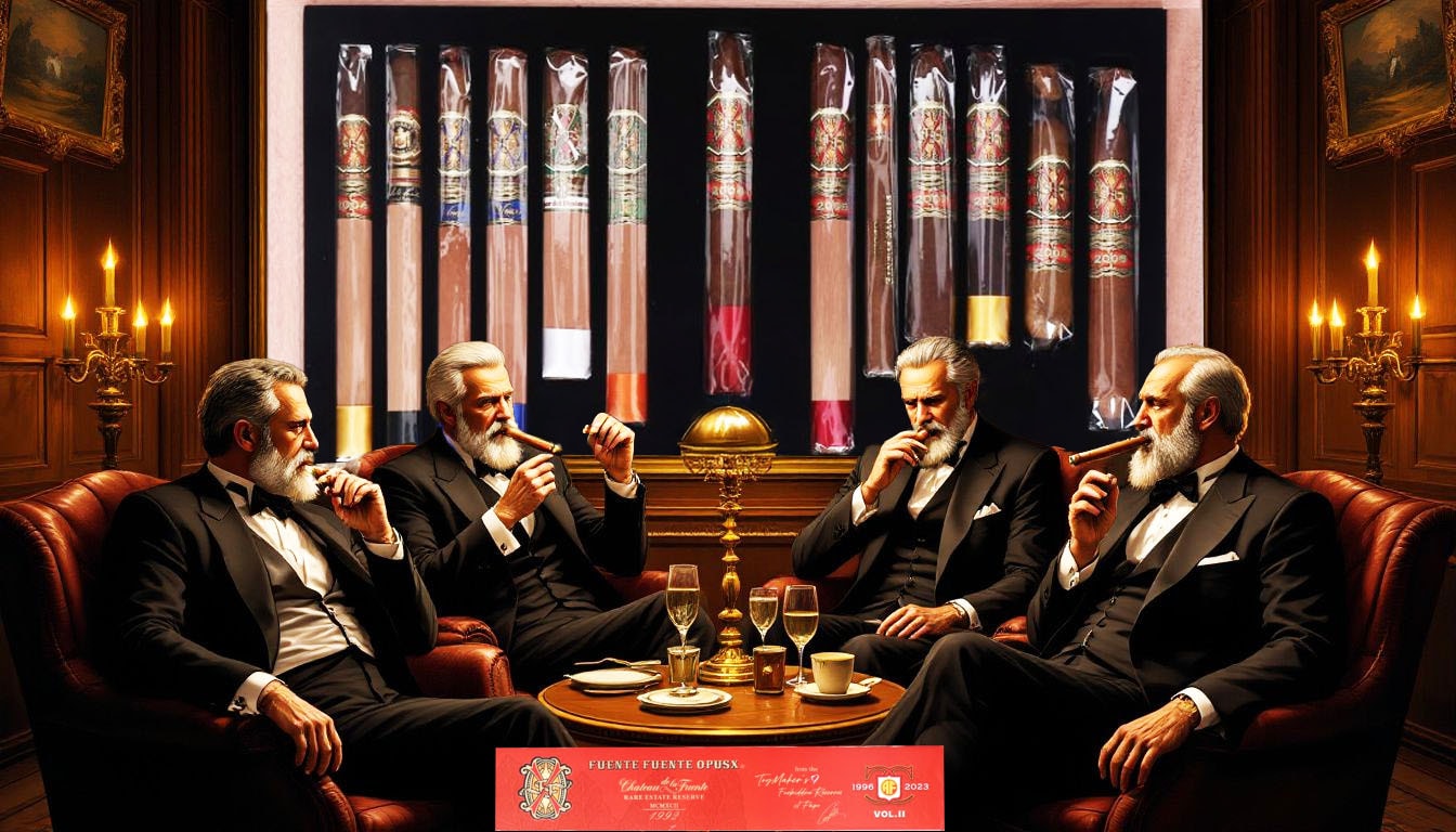 Arturo Fuente La Gran Fumada cigars being enjoyed by enthusiasts.