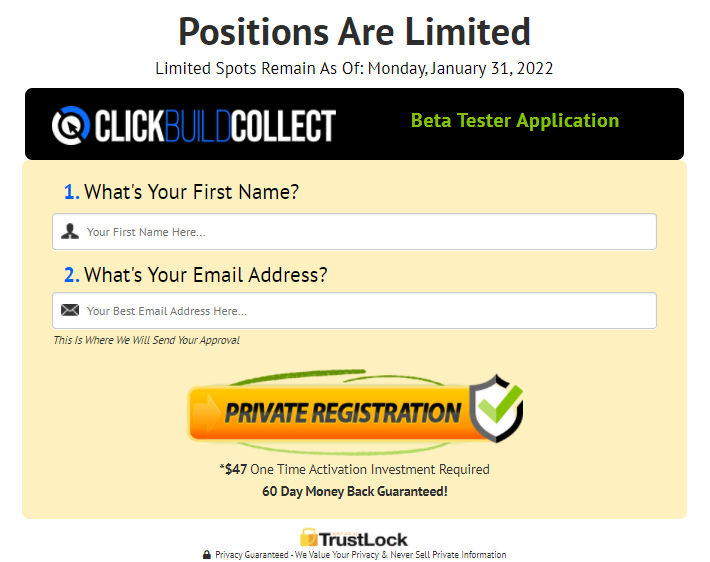 Click Build Collect: Legit or Scam? [Jason Perriman] 31