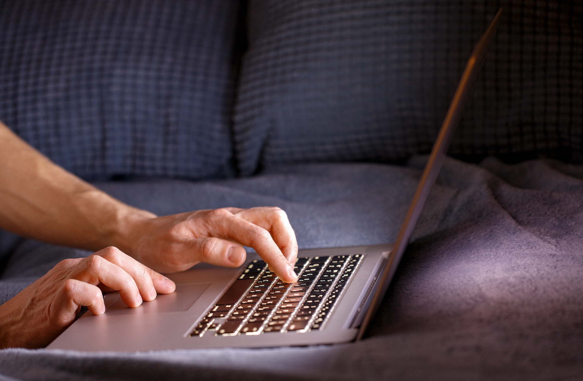 SEO Expert working on a computer