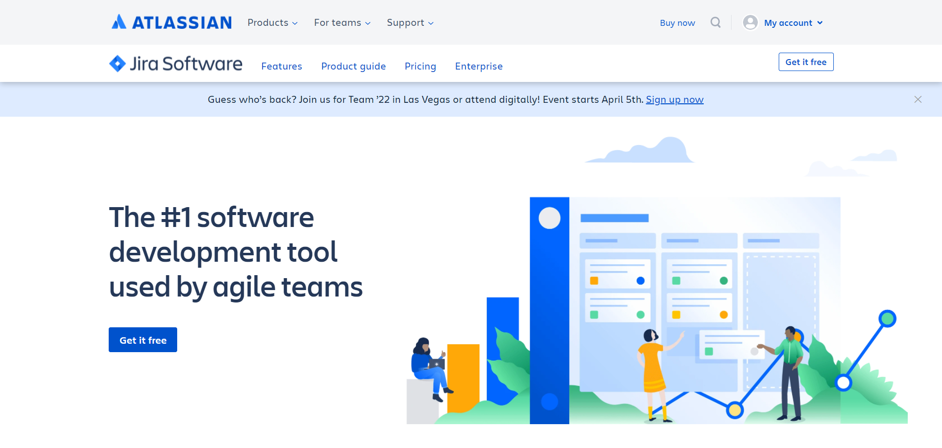 JIRA main page