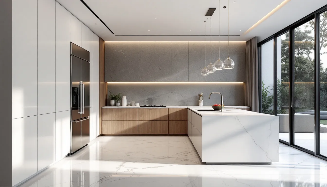 Which Remodeling Jobs Add the Most Value to Your Home? Top 5 You Should Know 1 A beautifully remodeled kitchen showcasing energy efficient options and marble floors, highlighting which remodeling jobs add the most value to your home.