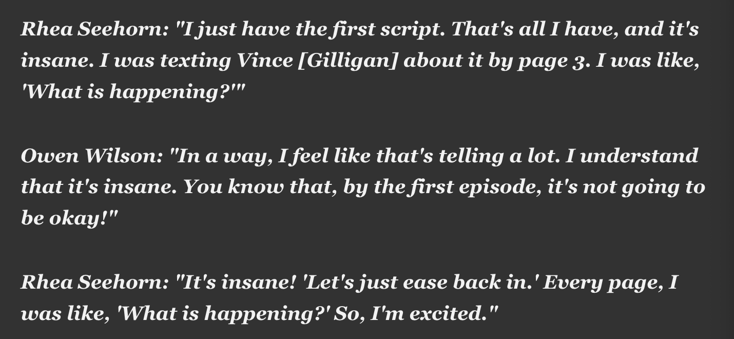 Rhea Seehorn interview with Screenrant