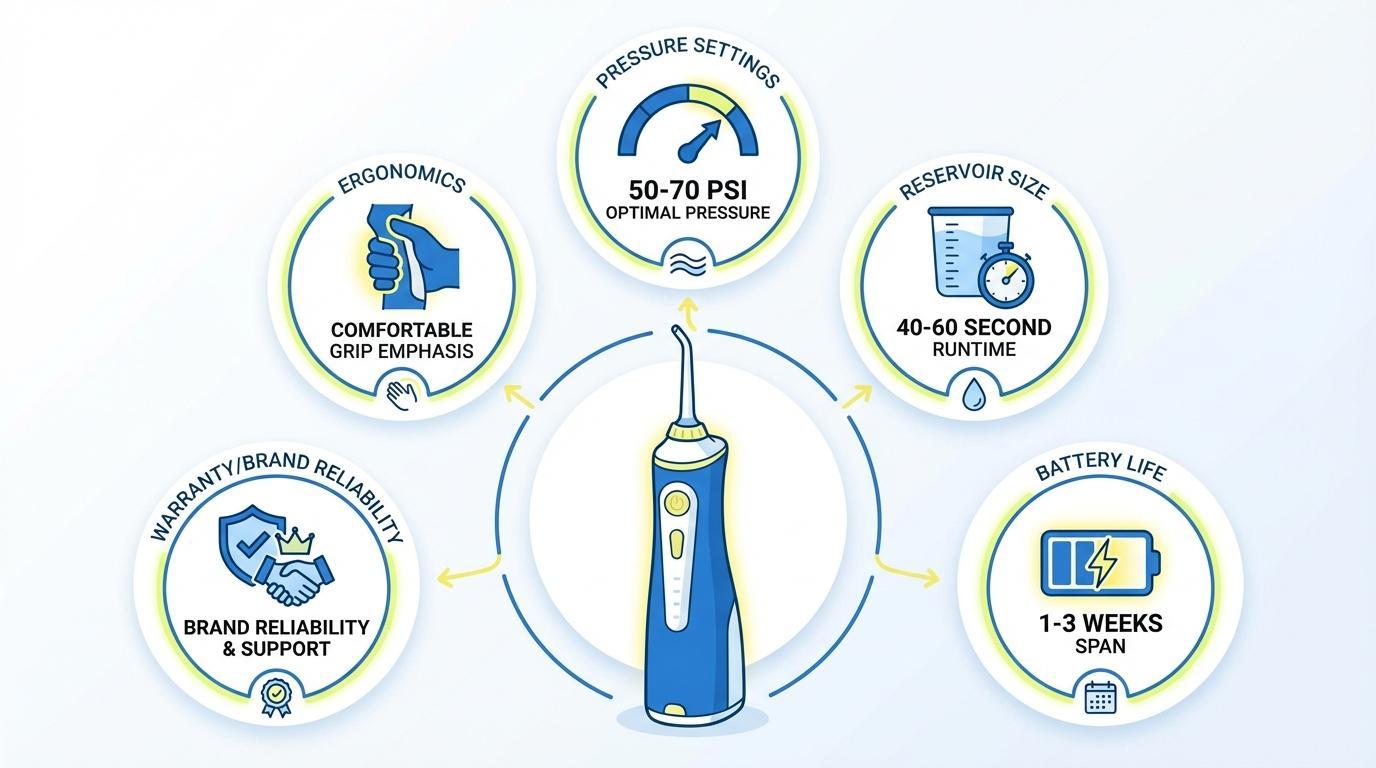 What Features Should You Look For When Choosing a Portable Water Flosser?