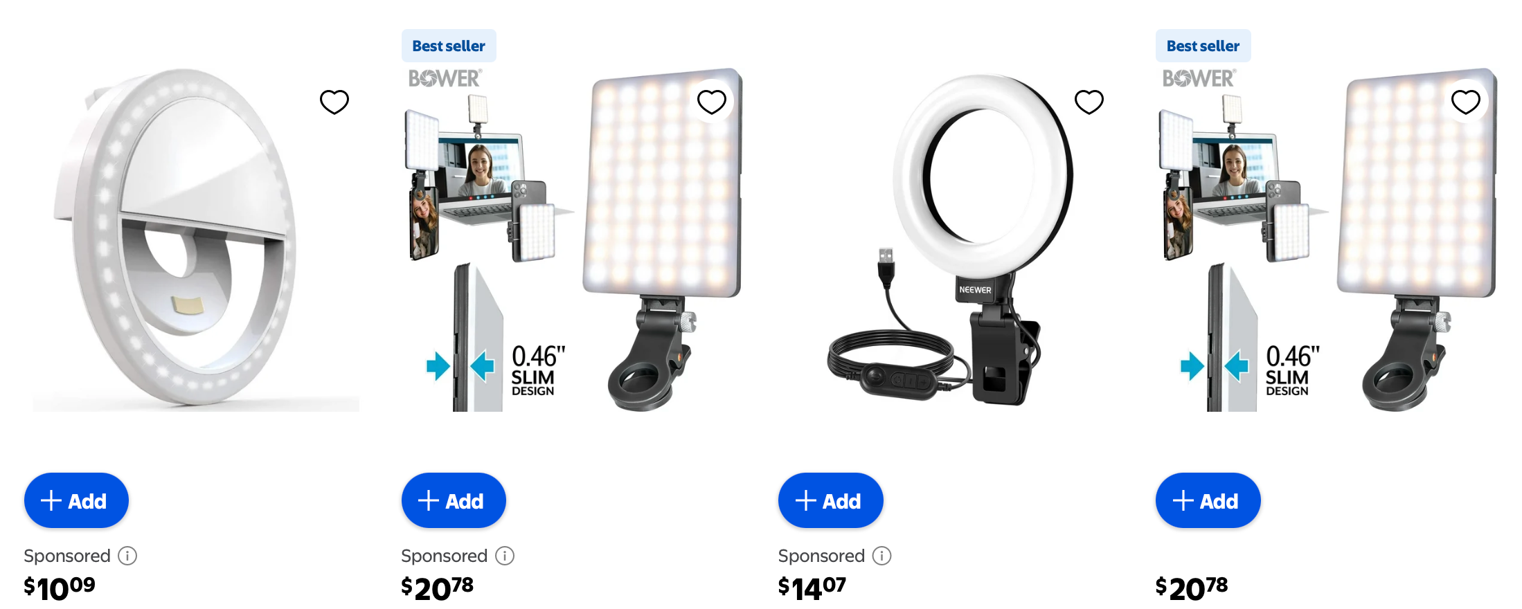 best selling items on facebook marketplace - clip on selfie ring lights
