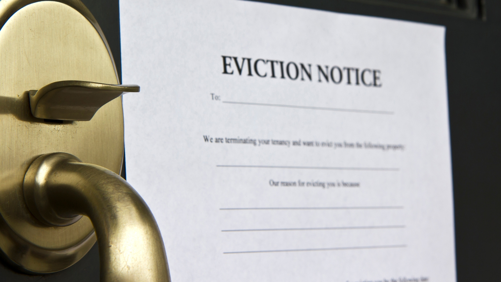 Best property management company eviction policy
