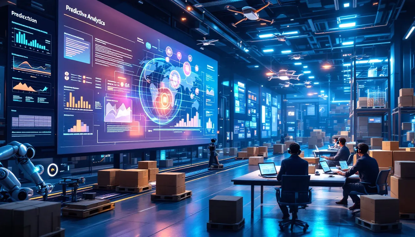 Real-world examples of AI applications in supply chain management.
