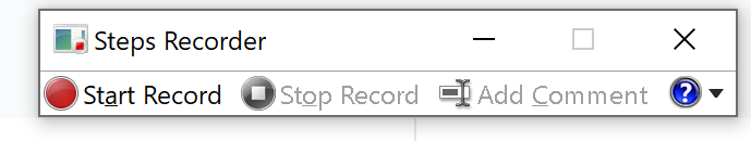 The Windows Step Recorder