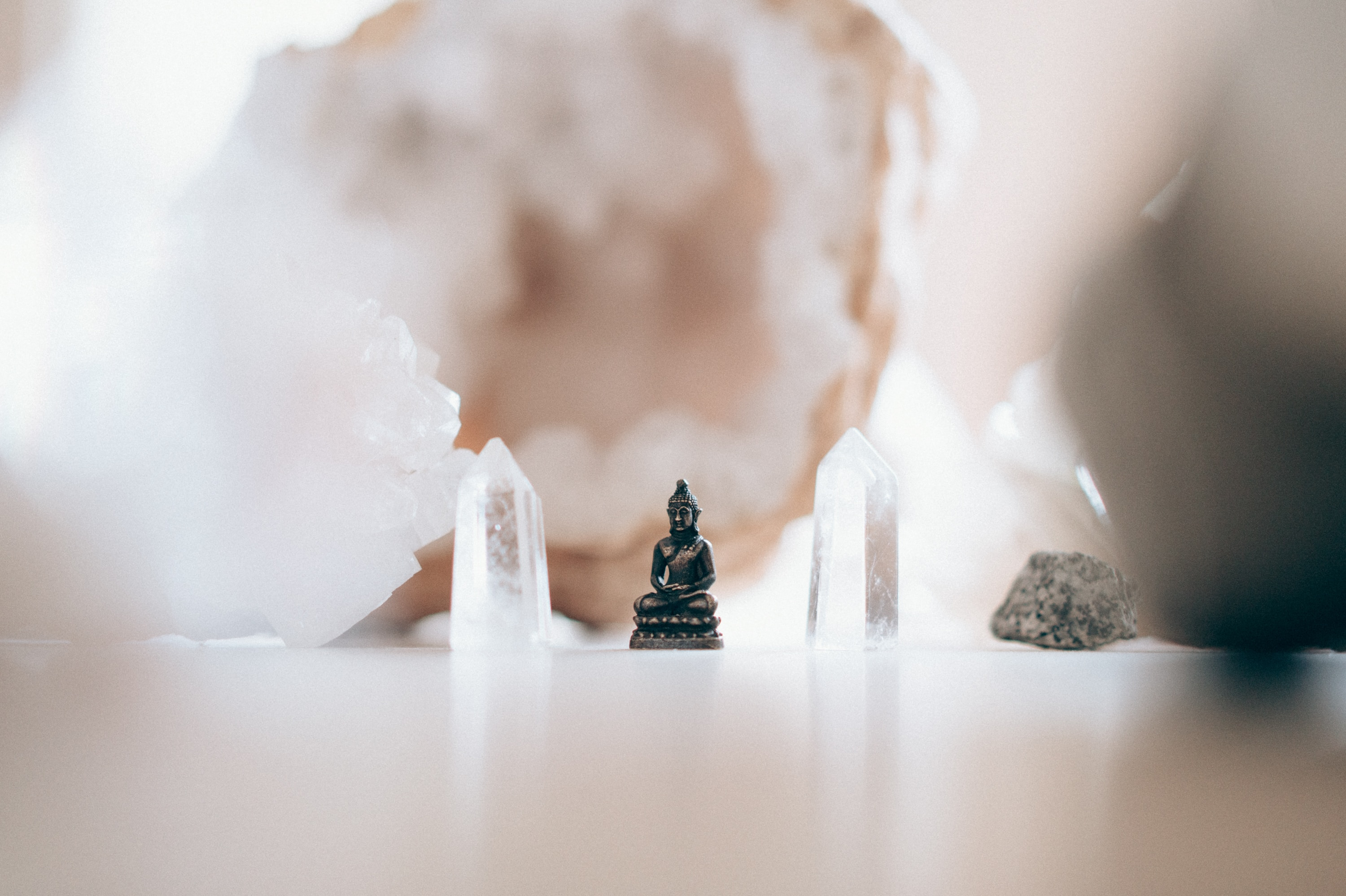 Crystals can help bring clarity and focus. Source: Unsplash, Samuel Austin.