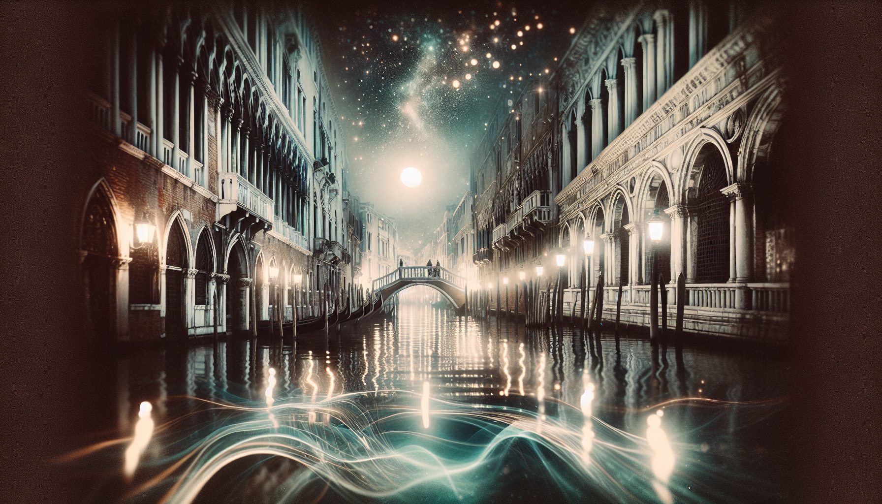 Capturing the illuminated beauty of Venice at night