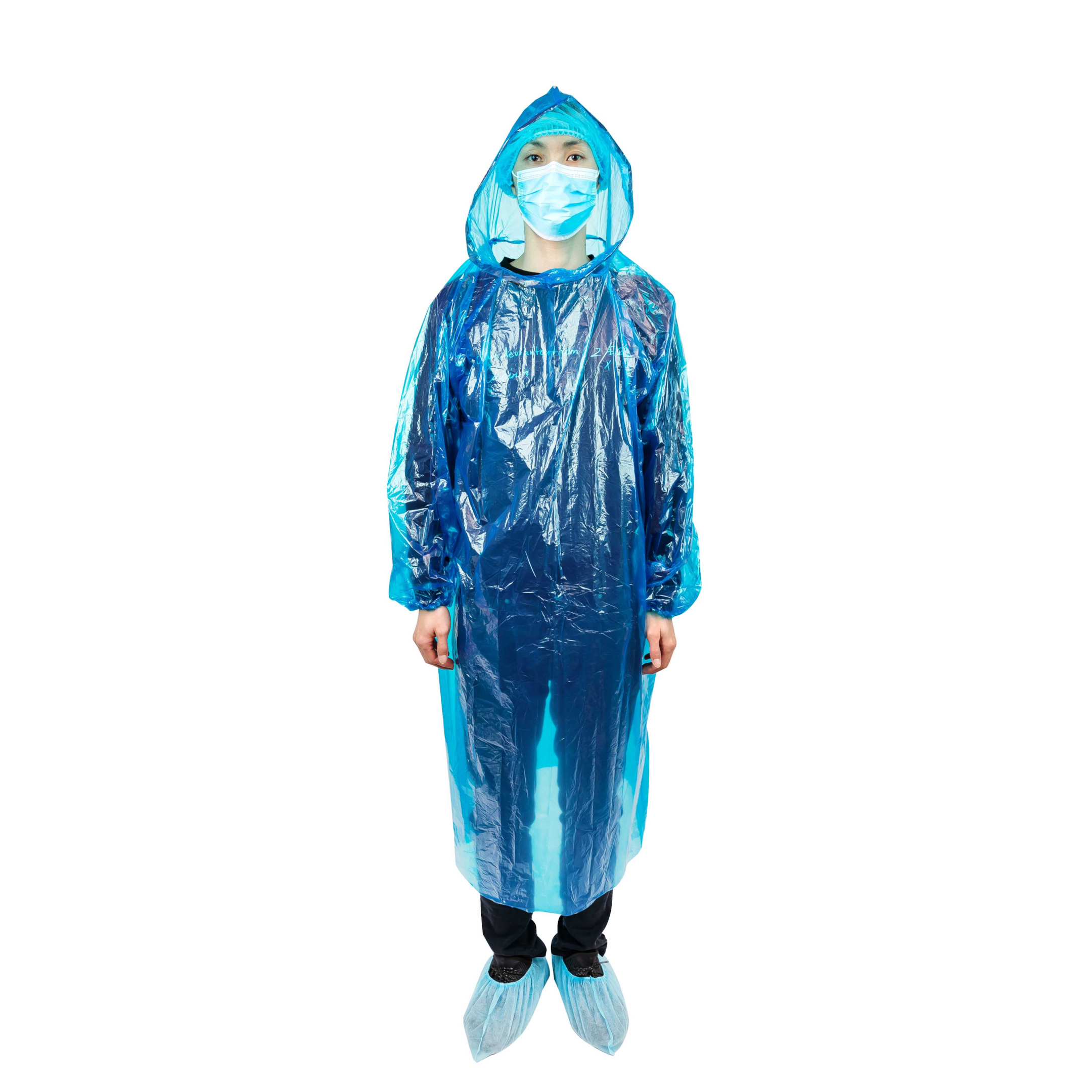 Plastic top raincoat price