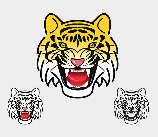 tiger, wild animal, head