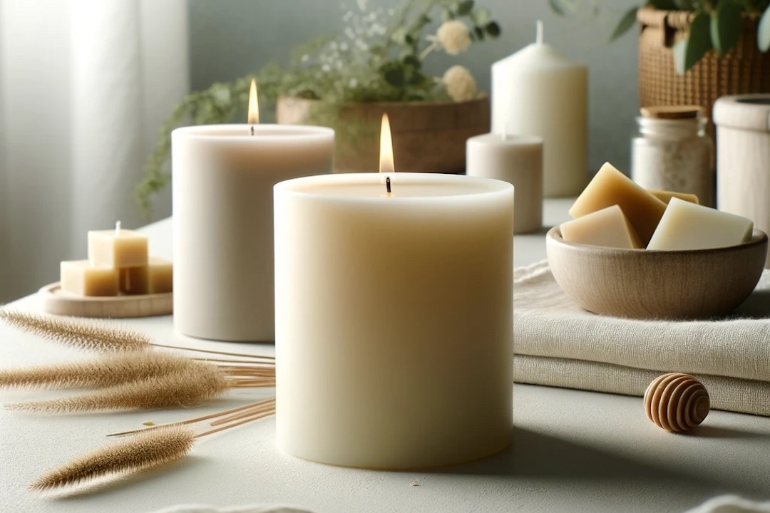 Aromatic candles made with pure essential oils