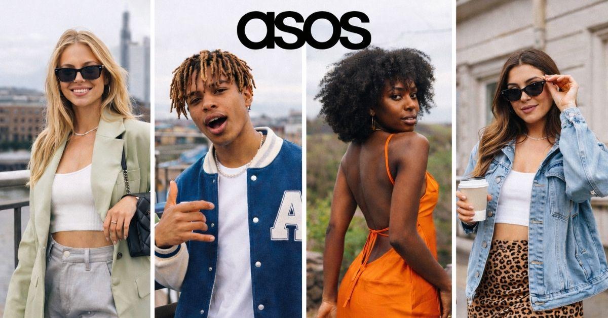 ASOS’s campaign features micro-influencers showcasing diverse fashion styles