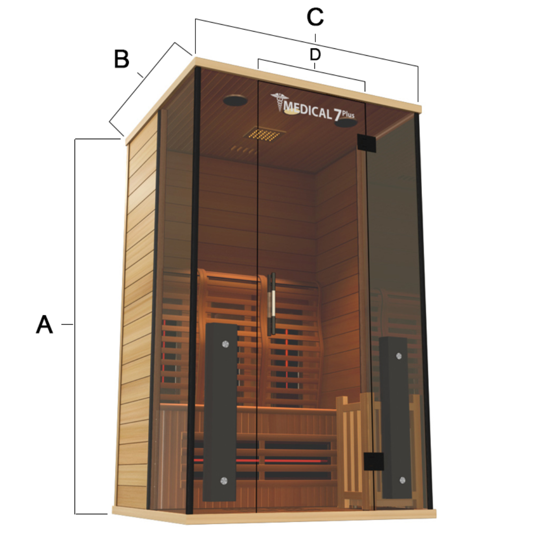 Every sauna door, heater guard, each set of benches, and walls - completely customized for a traditional sauna, or an infrared sauna.