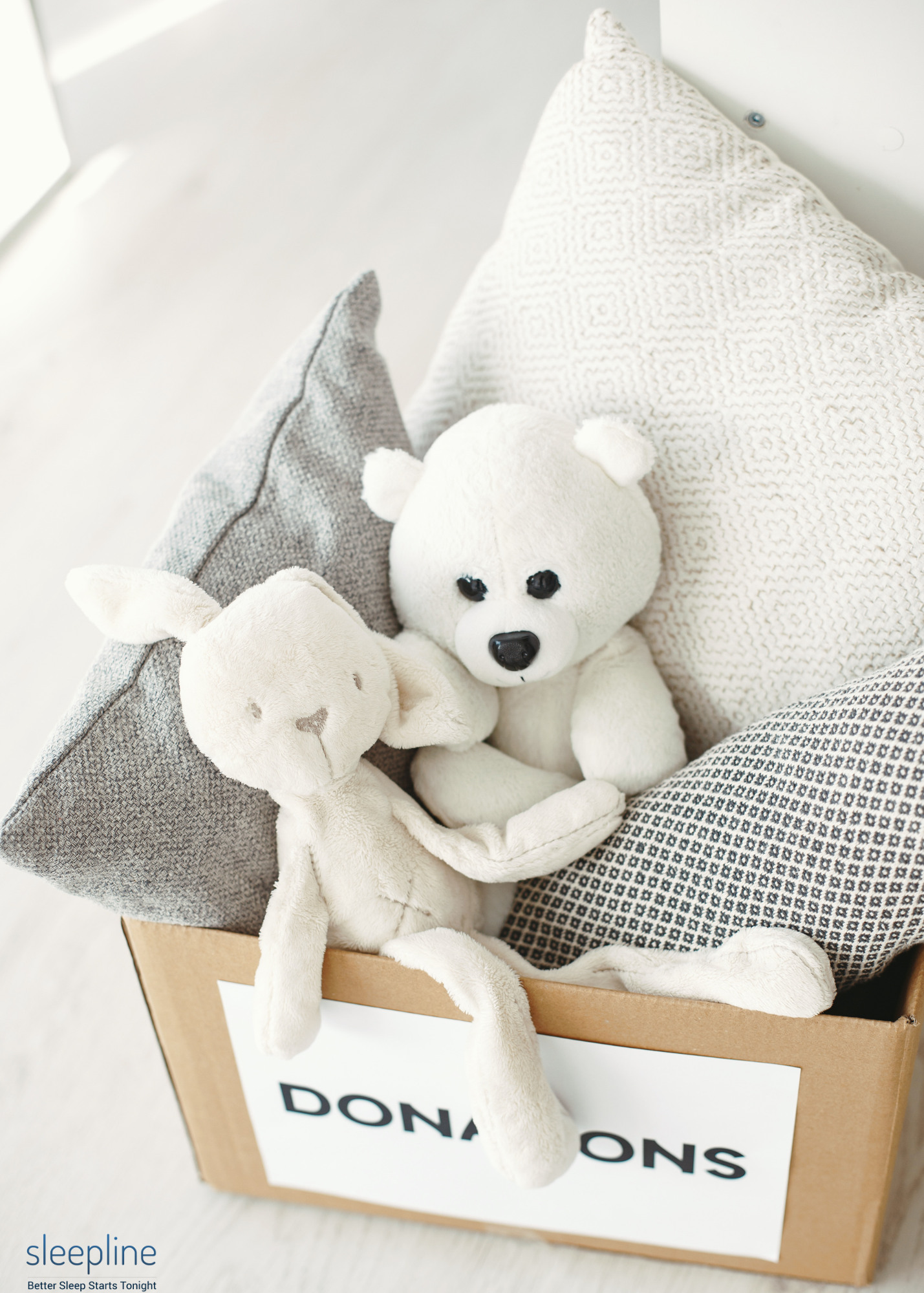 Donating old pillows