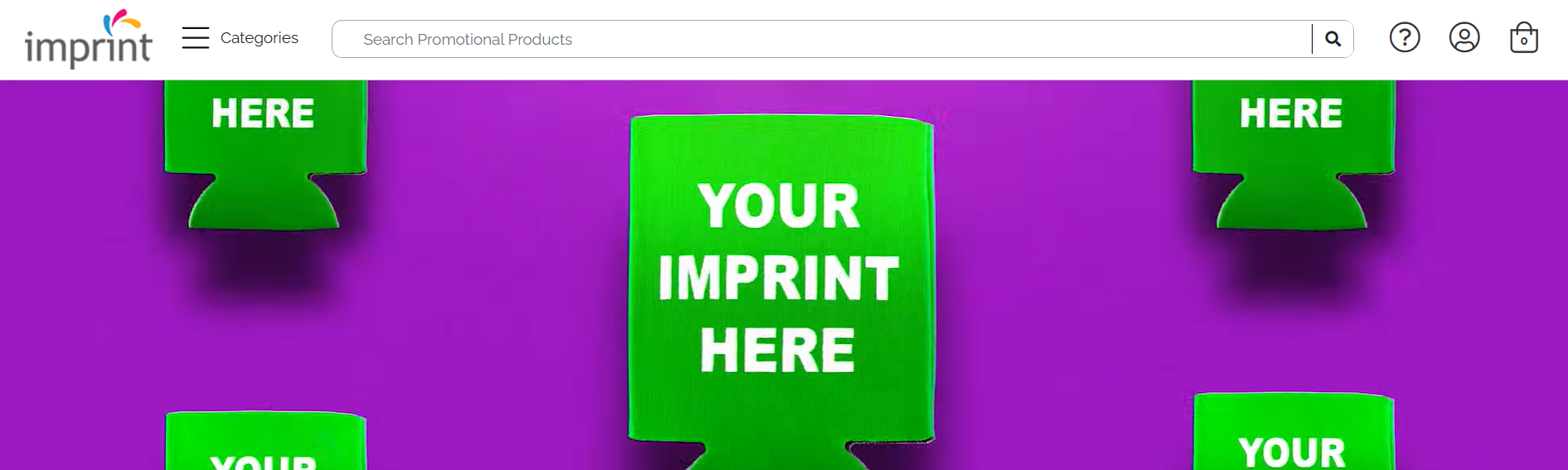 Imprint banner