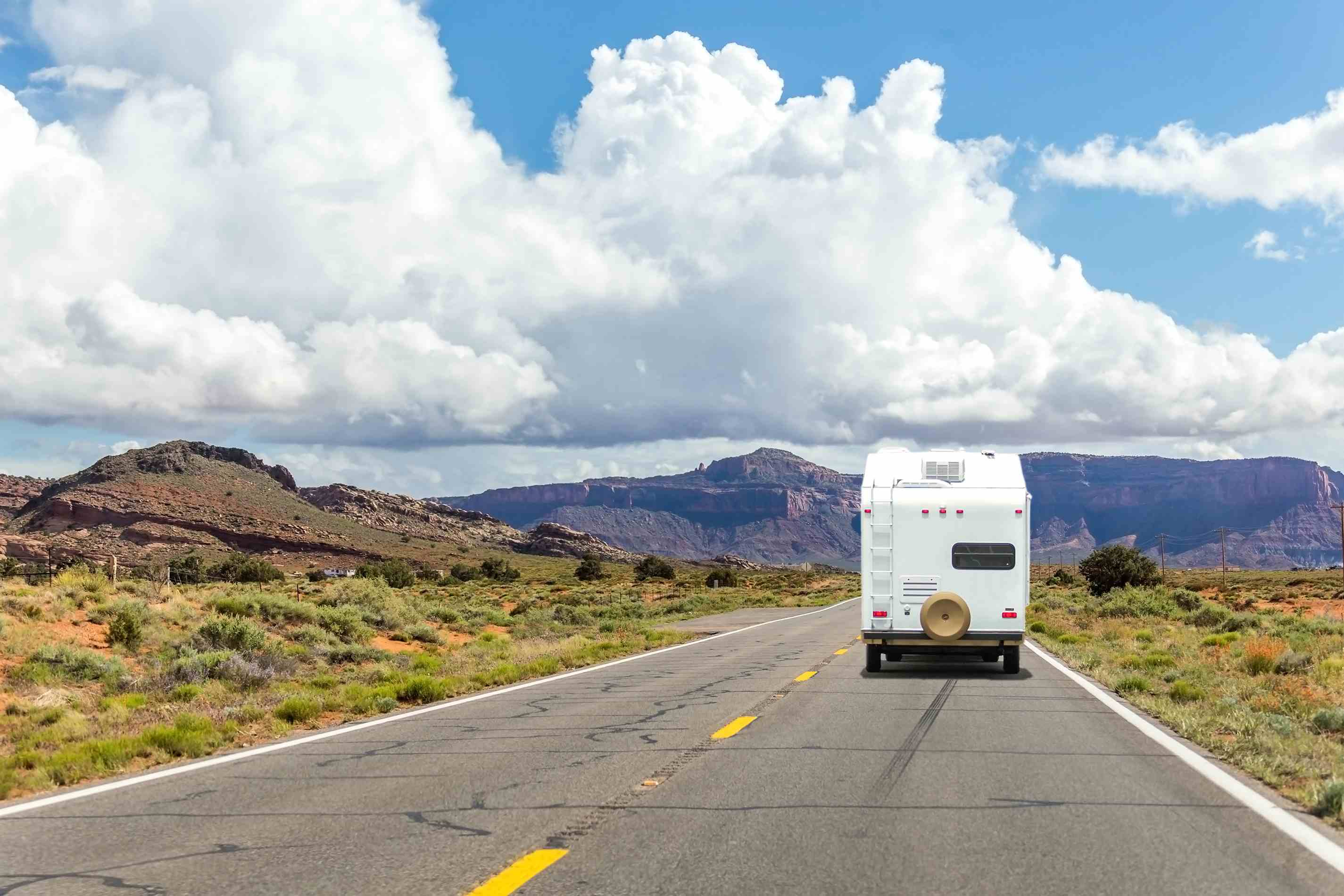 Camper trailer på road trip gennem USA