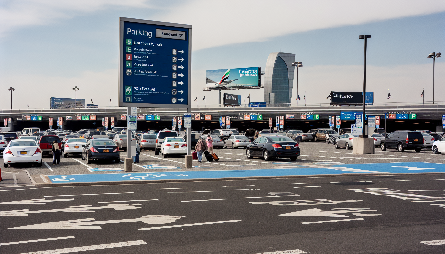 Parking options at JFK Terminal 4 for Emirates passengers