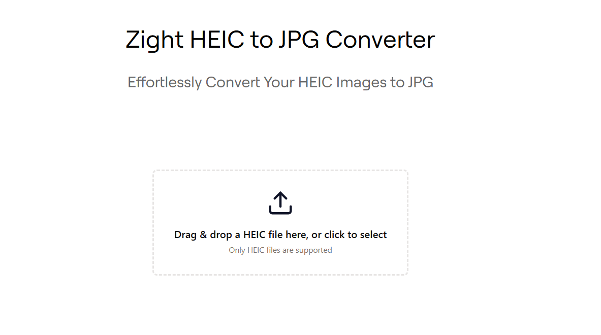 Zight HEIC to JPEG converter