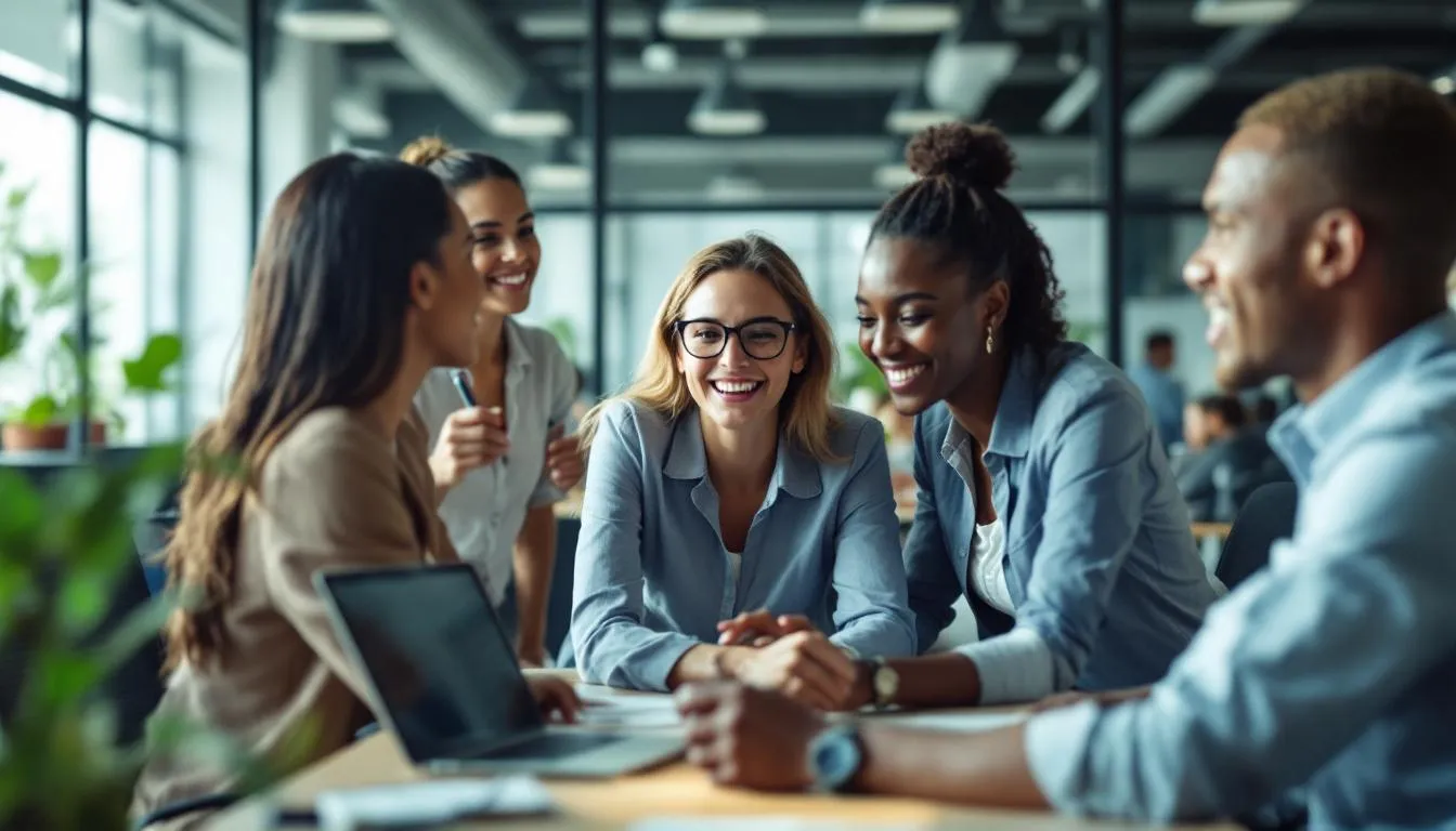 In der Abbildung wird das Konzept des Employer Brandings in einem Unternehmen dargestellt, das mit häufigen Jobwechseln seiner Mitarbeiter konfrontiert ist. Diese Herausforderung, besonders unter der Generation Z und Millennials, zeigt, wie Arbeitgeber ihre Marke anpassen müssen, um talentierte Job Hopper zu gewinnen und zu halten.