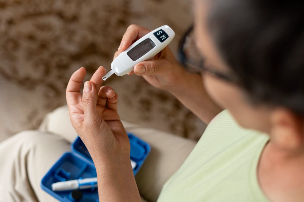 O ômega 3 ajuda a reduzir os níveis de glicose no sangue. Fonte da imagem: Freepik.