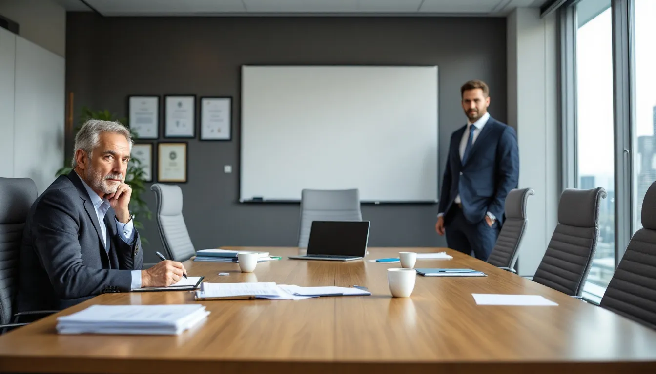 In einem Einzel Assessment Center analysieren Personalverantwortliche gemeinsam mit Assessoren und externen Beratern die Ergebnisse der Bewerber, um deren Stärken und Schwächen zu bewerten. Diese Sitzung umfasst die Auswertung von verschiedenen Übungen und Aufgaben, die während des Auswahlverfahrens durchgeführt wurden.