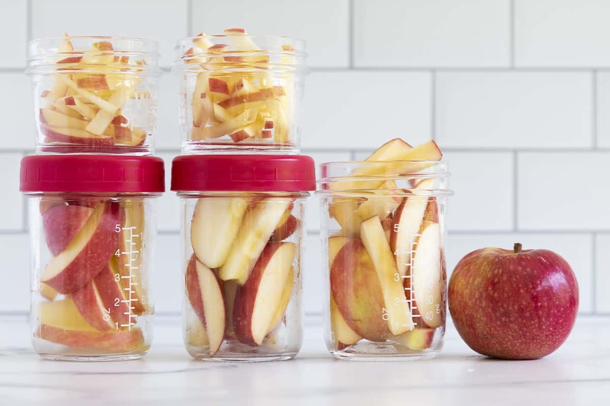 Storing and Preparing Apples for Use