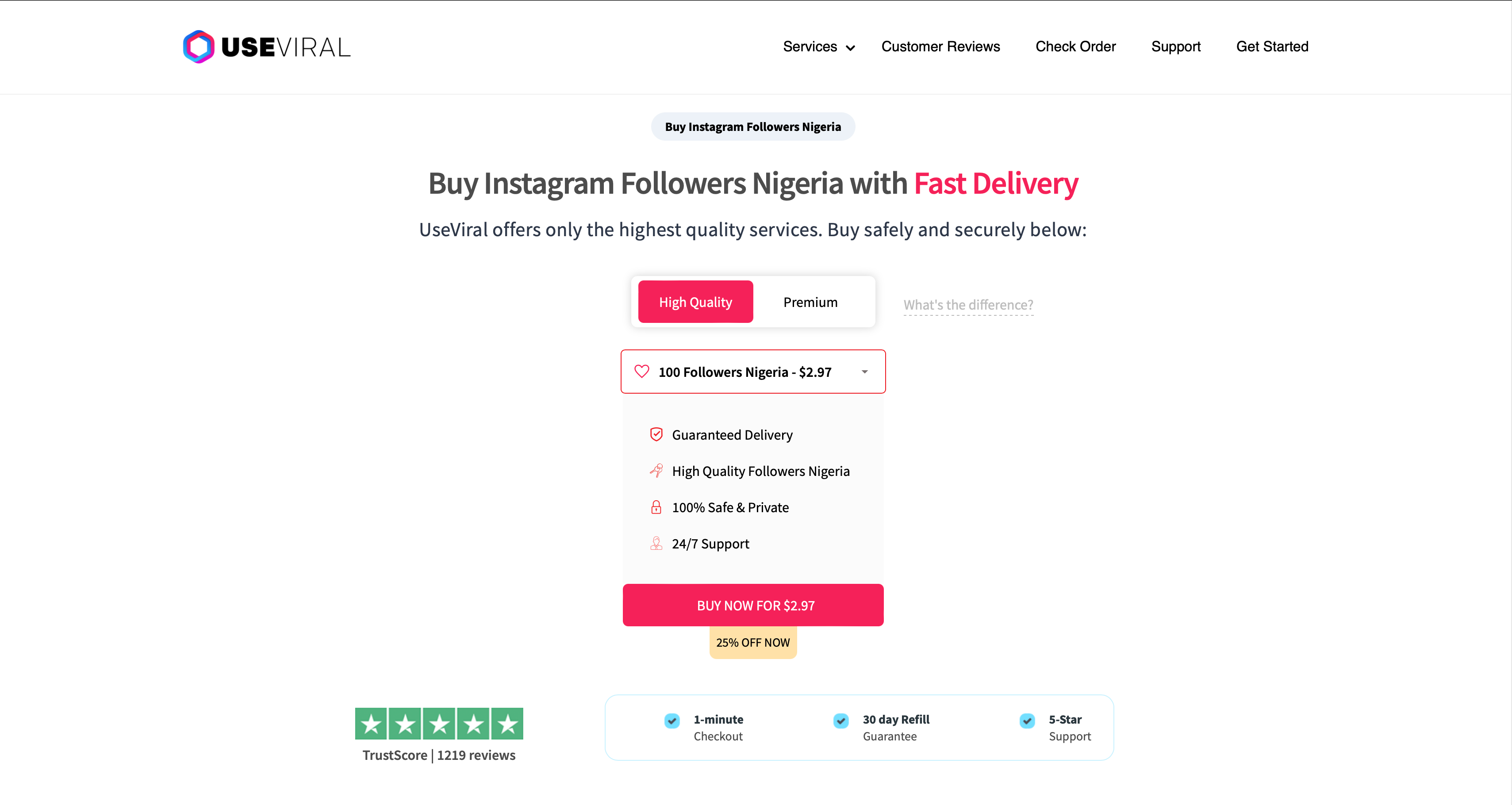 useviral buy instagram followers nigeria page