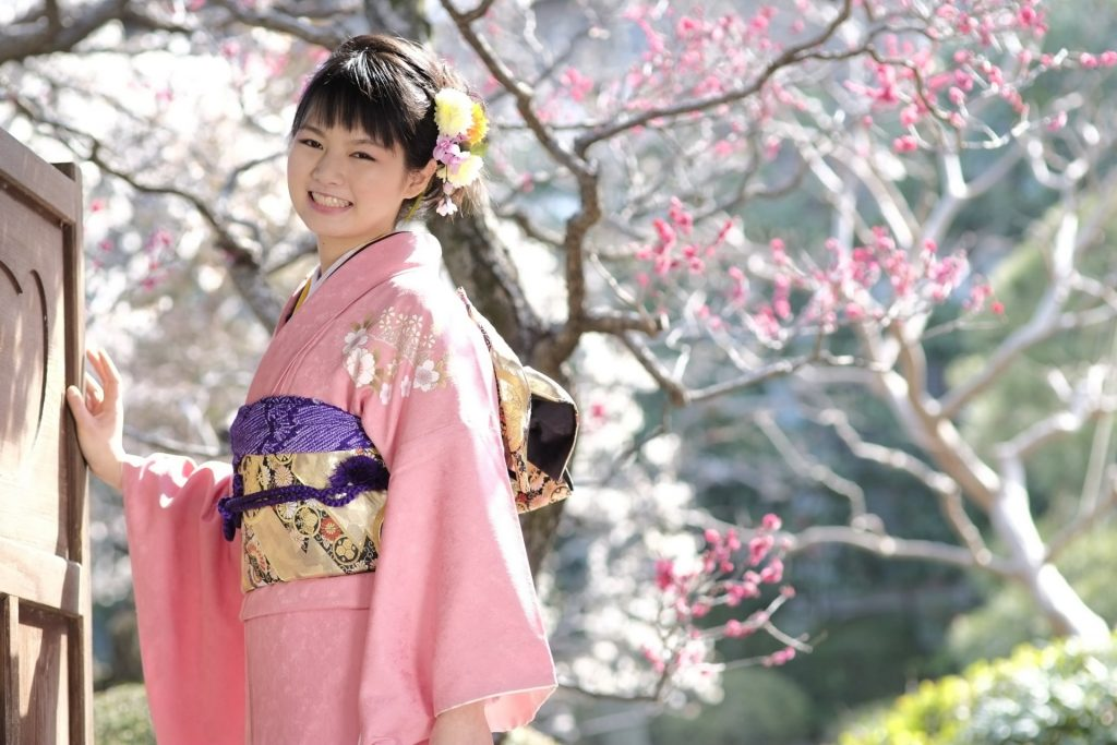 kimono in Japan