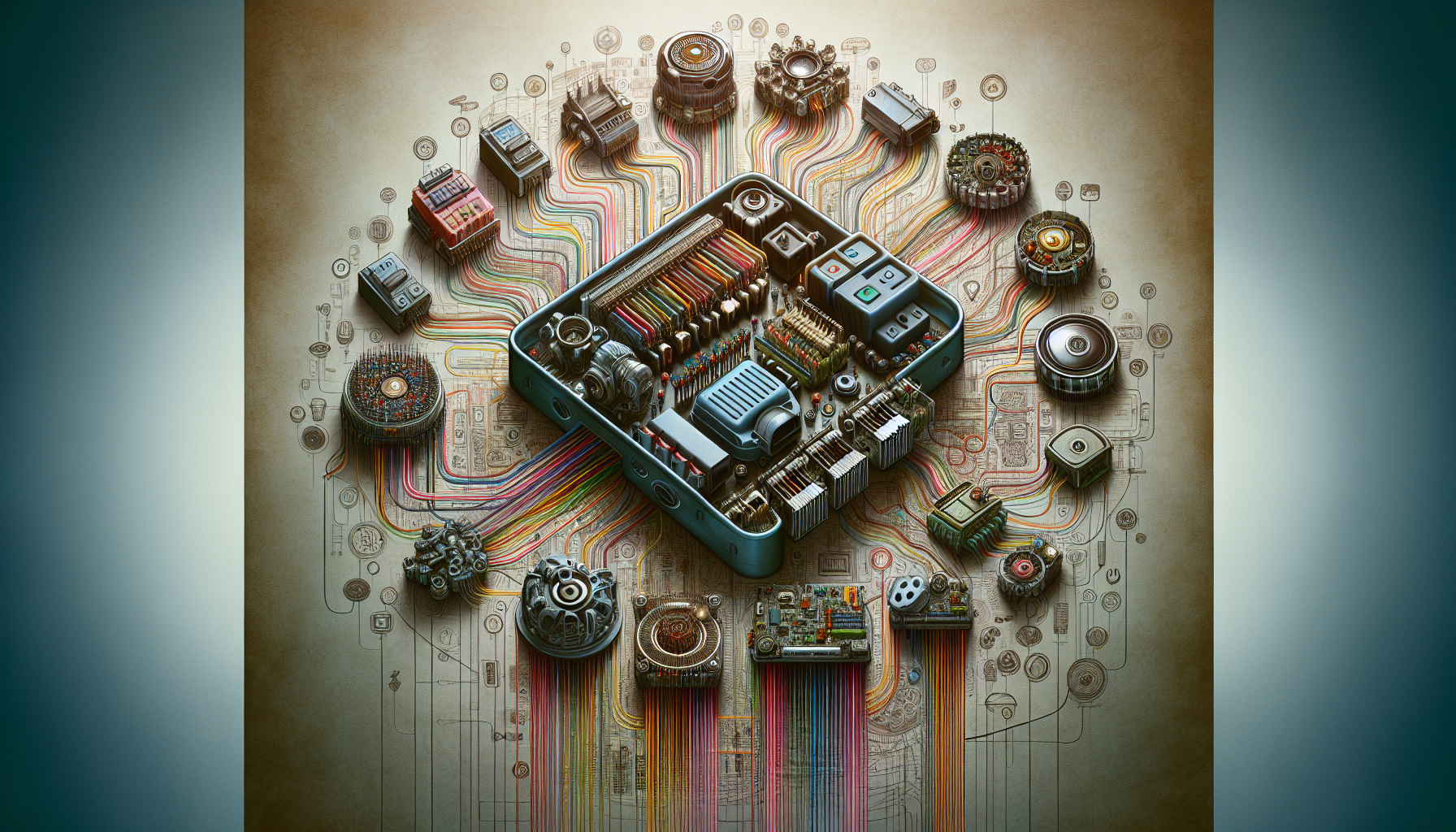 Illustration of the evolution of ECUs in cars