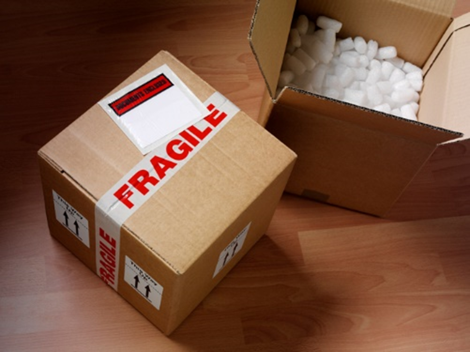 fragile package