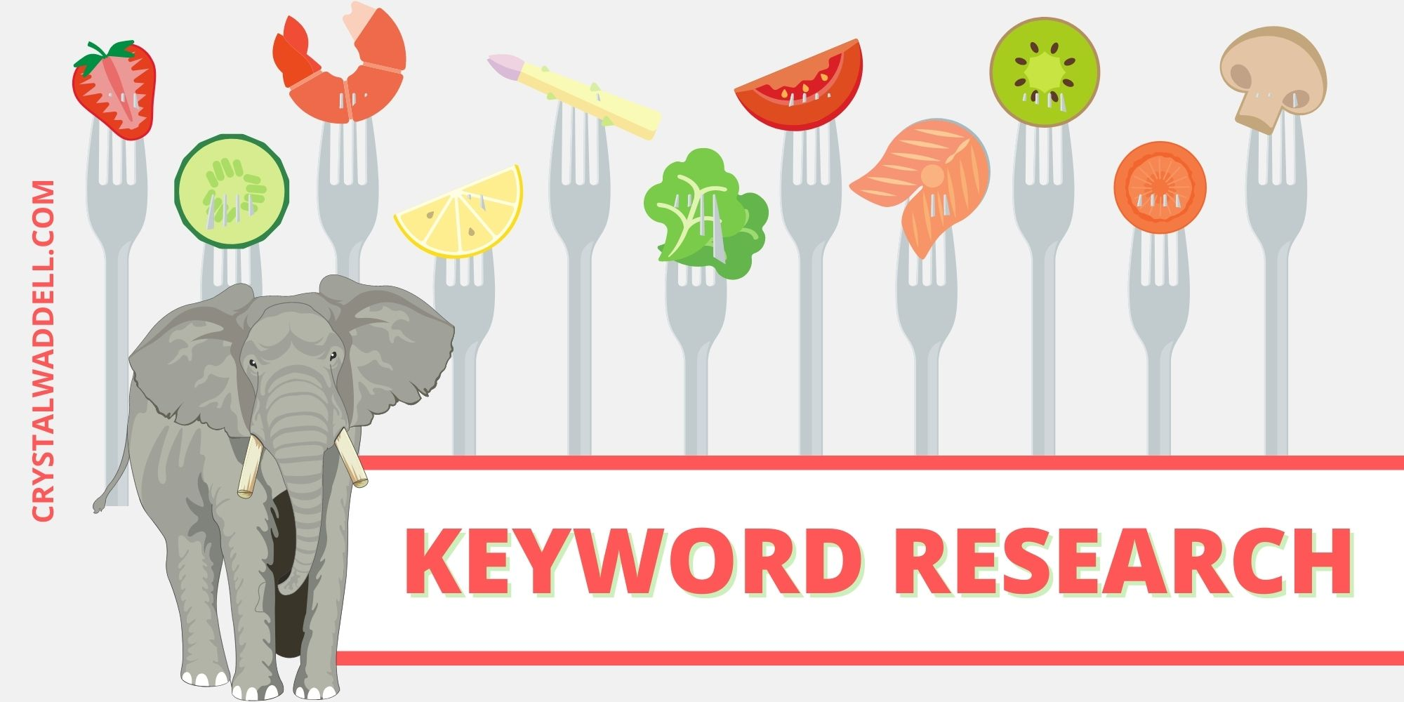 Keyword research is the "key" to showing up in relevant search results.