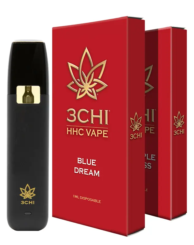 HHC disposables vapes like this Blue Dream HHC disposable is convenient for use, may create the same speedy high, and offer some enhanced relaxation. Try one of our HHC disposable vapes today!