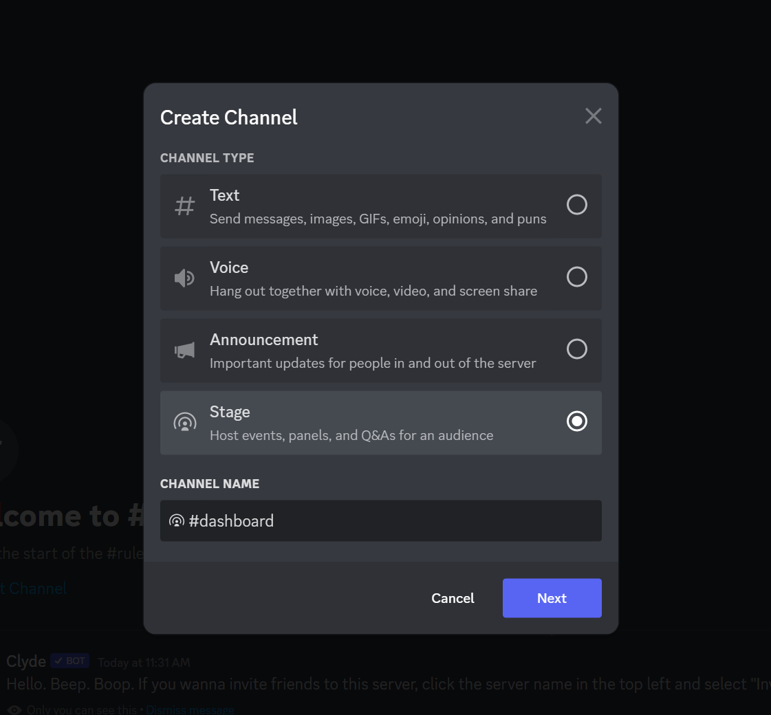 Introducing Video, Screen Share, and Text Chat Support for Stage Channels