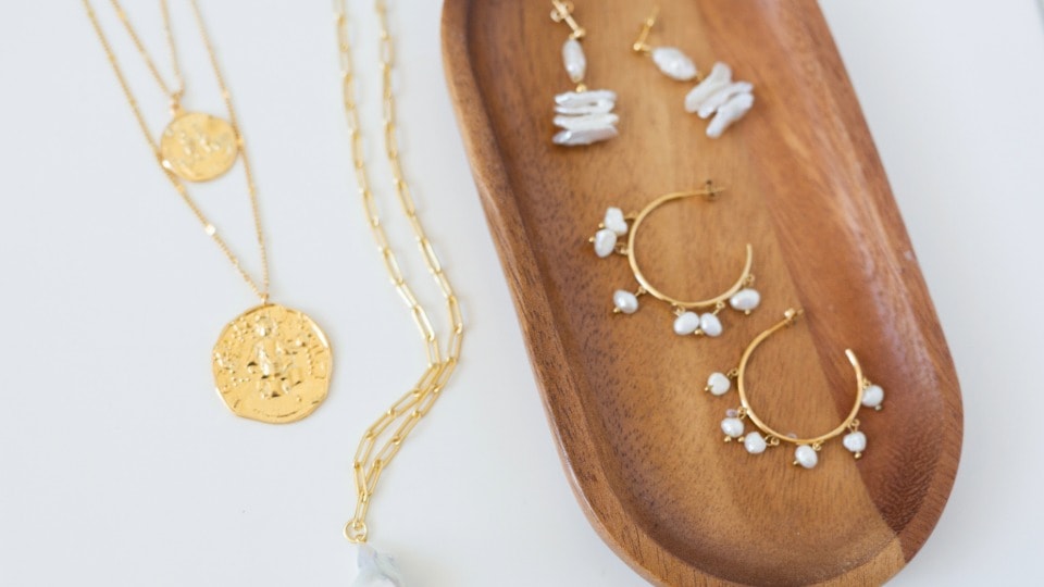 Gold plated jewellery - Saras Beads UK