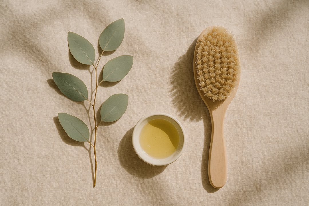 dry brush body oil