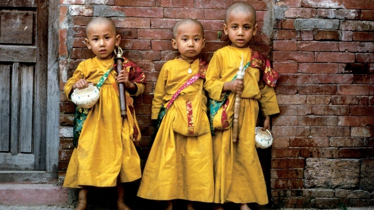 Monks, children, Nepali 